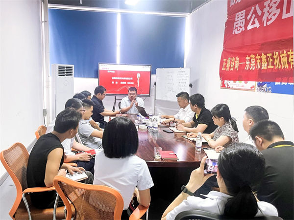 鑫正機械總經理吳欣先生致辭