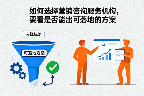 如何選擇營銷咨詢服務機構，要看是否能出可落地的方案