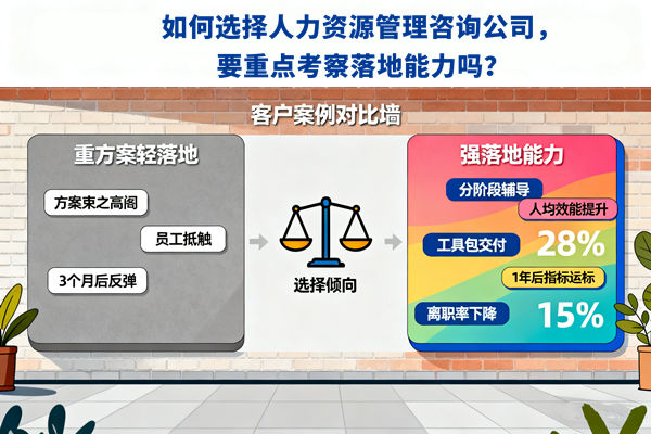 如何選擇人力資源管理咨詢公司，要重點考察落地能力嗎？